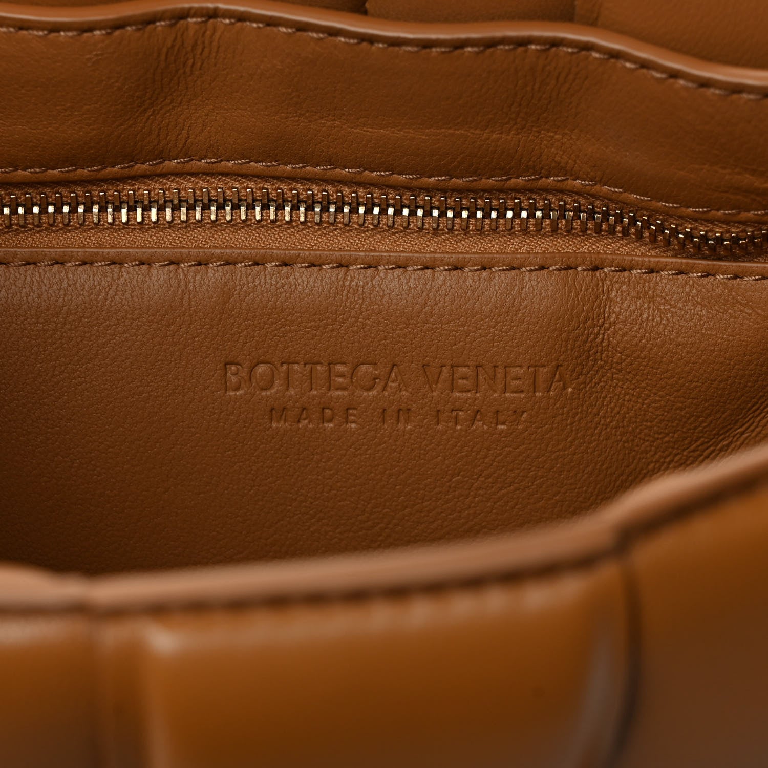 Bottega Veneta Nappa Maxi Intreccio Padded Cassette Crossbody Bag Caramel 6 of 10