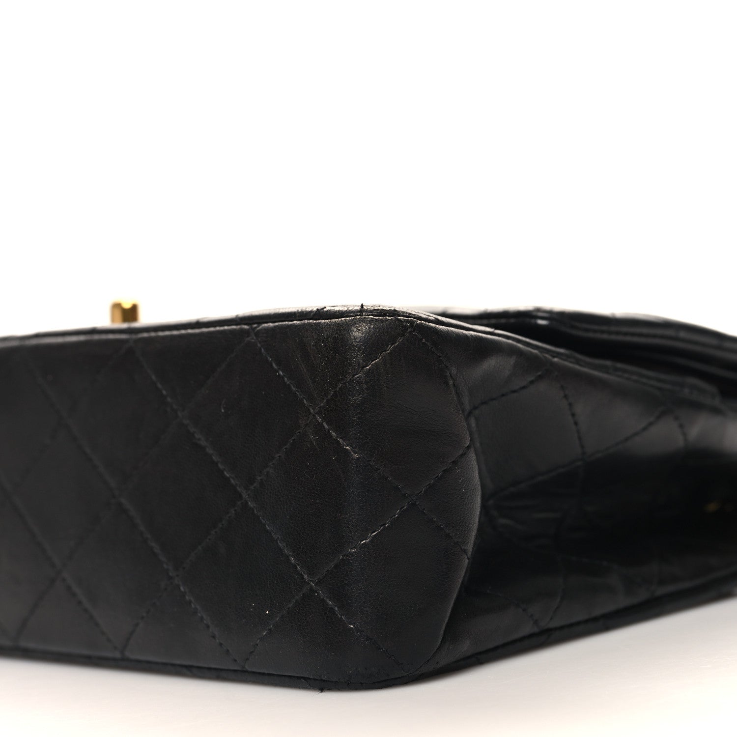 Chanel Lambskin Quilted Medium Double Flap Black 10 of 11