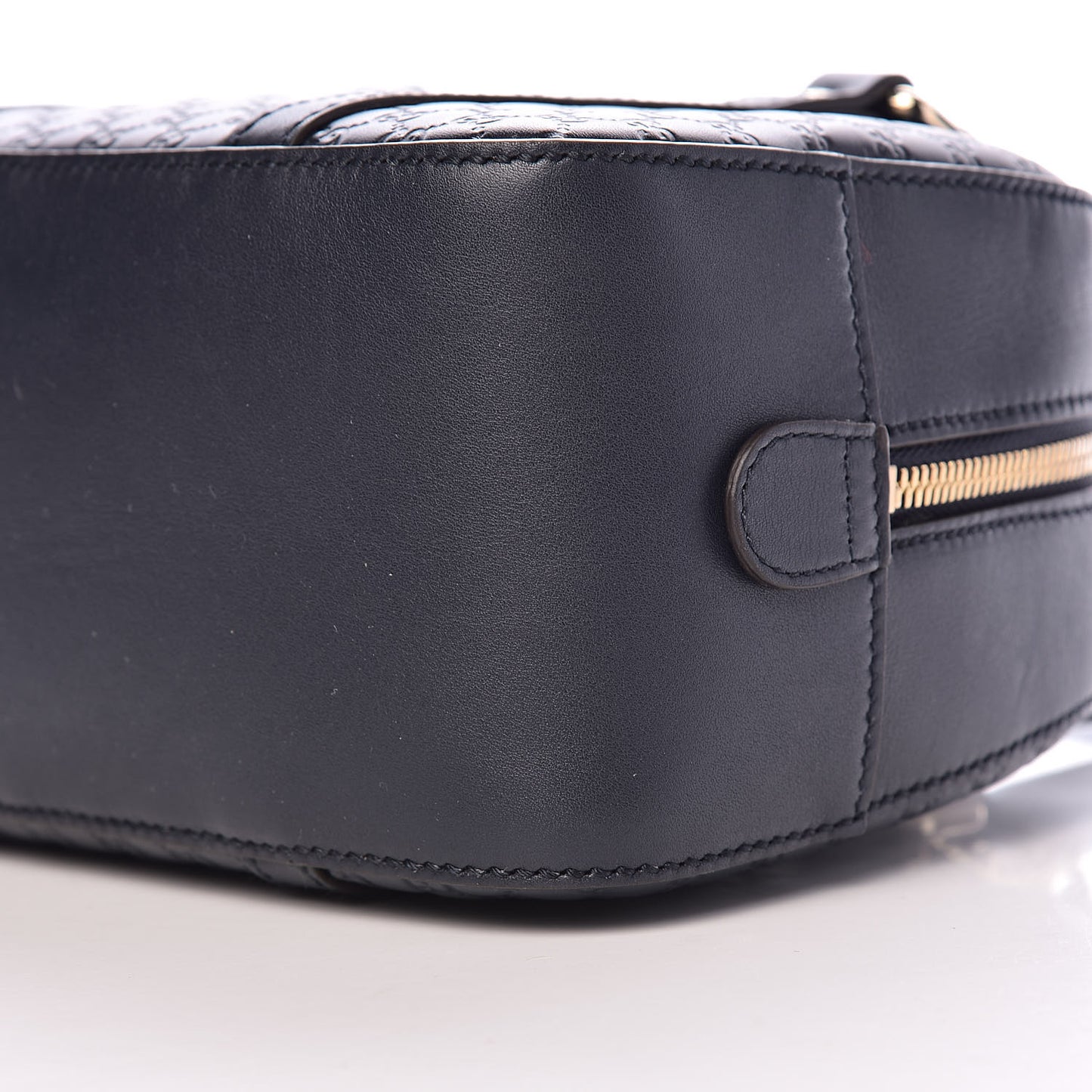 Soft Microguccissima Small Crossbody Bag Blue