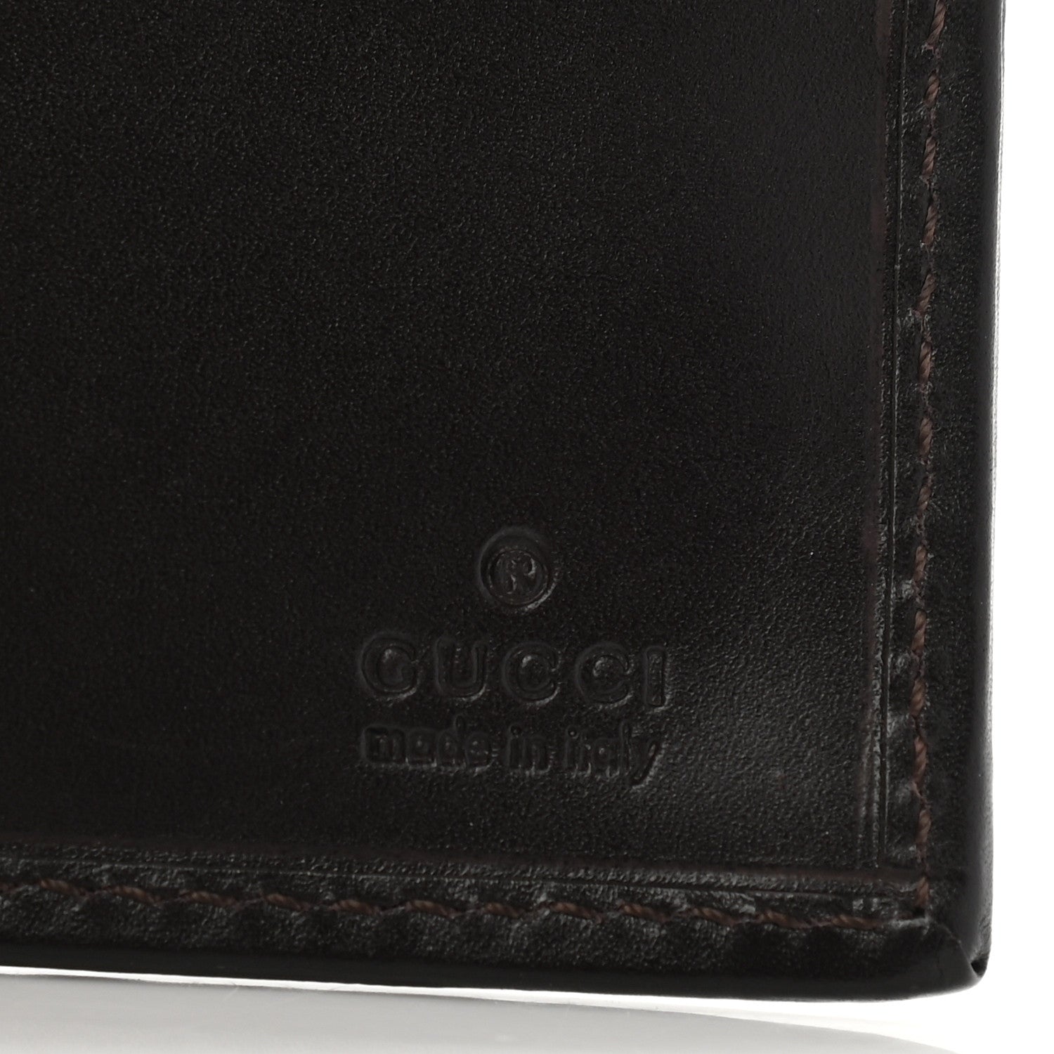 Gucci Monogram Britt Bi-Fold Wallet Dark Brown 6 of 8