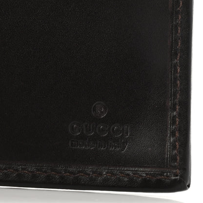 Gucci Monogram Britt Bi-Fold Wallet Dark Brown 6 of 8