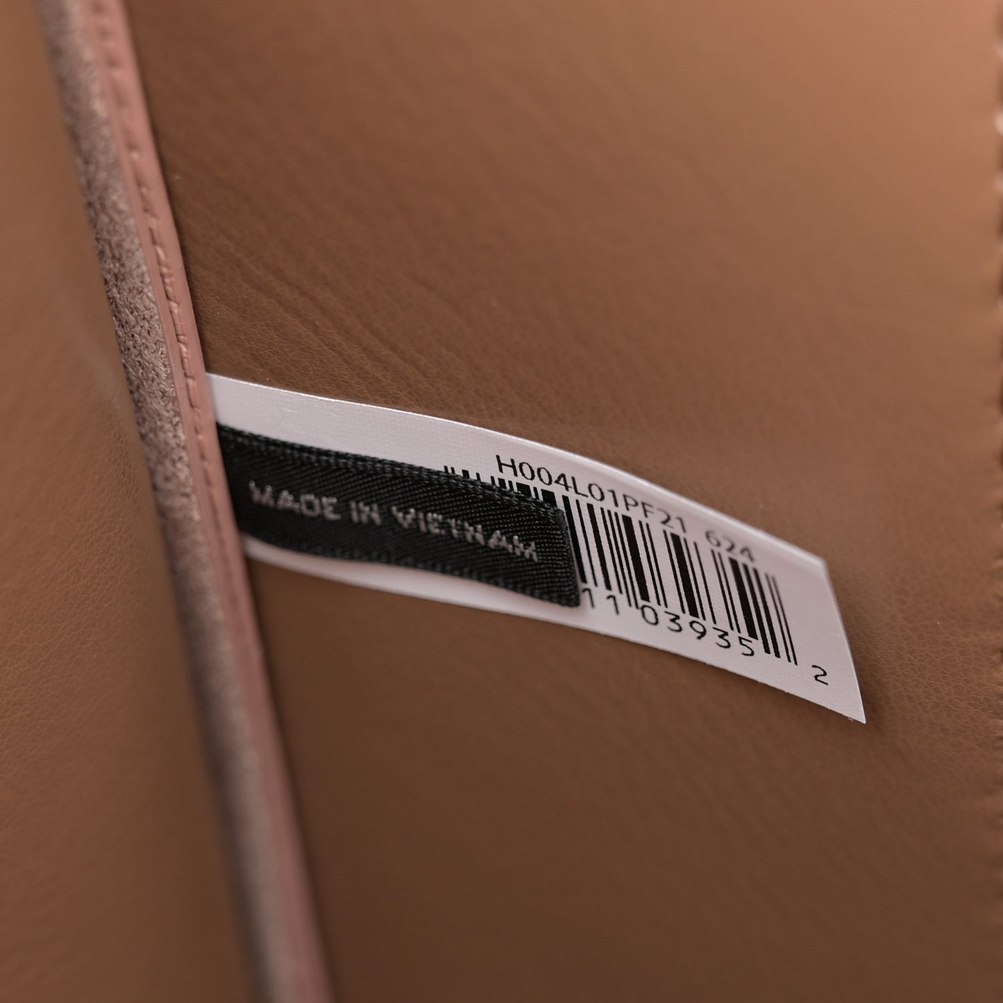 Grained Calfskin The Tote Bag Rose Dust