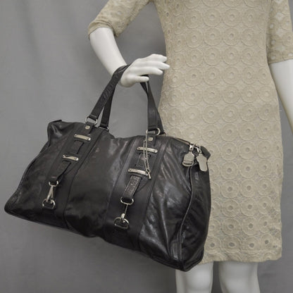 Balenciaga Chevre Perforated Hook Tote Black 2 of 9