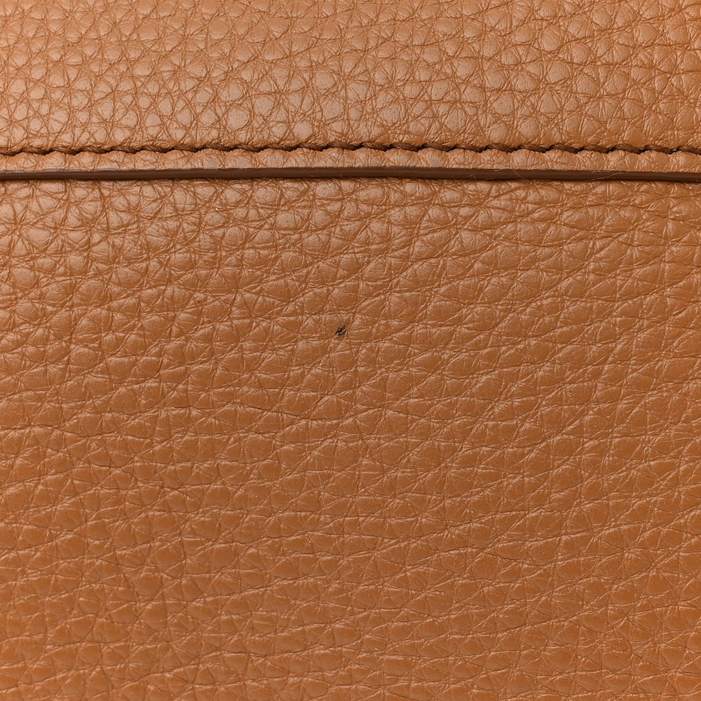 Vitello Daino Pocket Tote Caramel