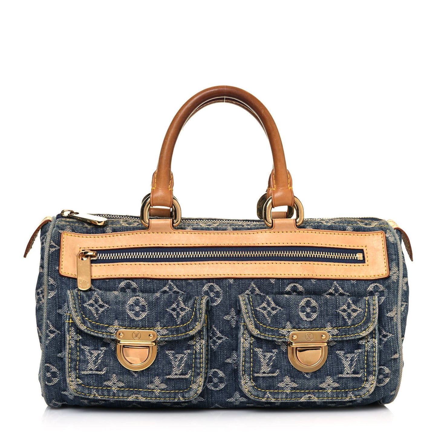 Monogram Denim Neo Speedy Blue