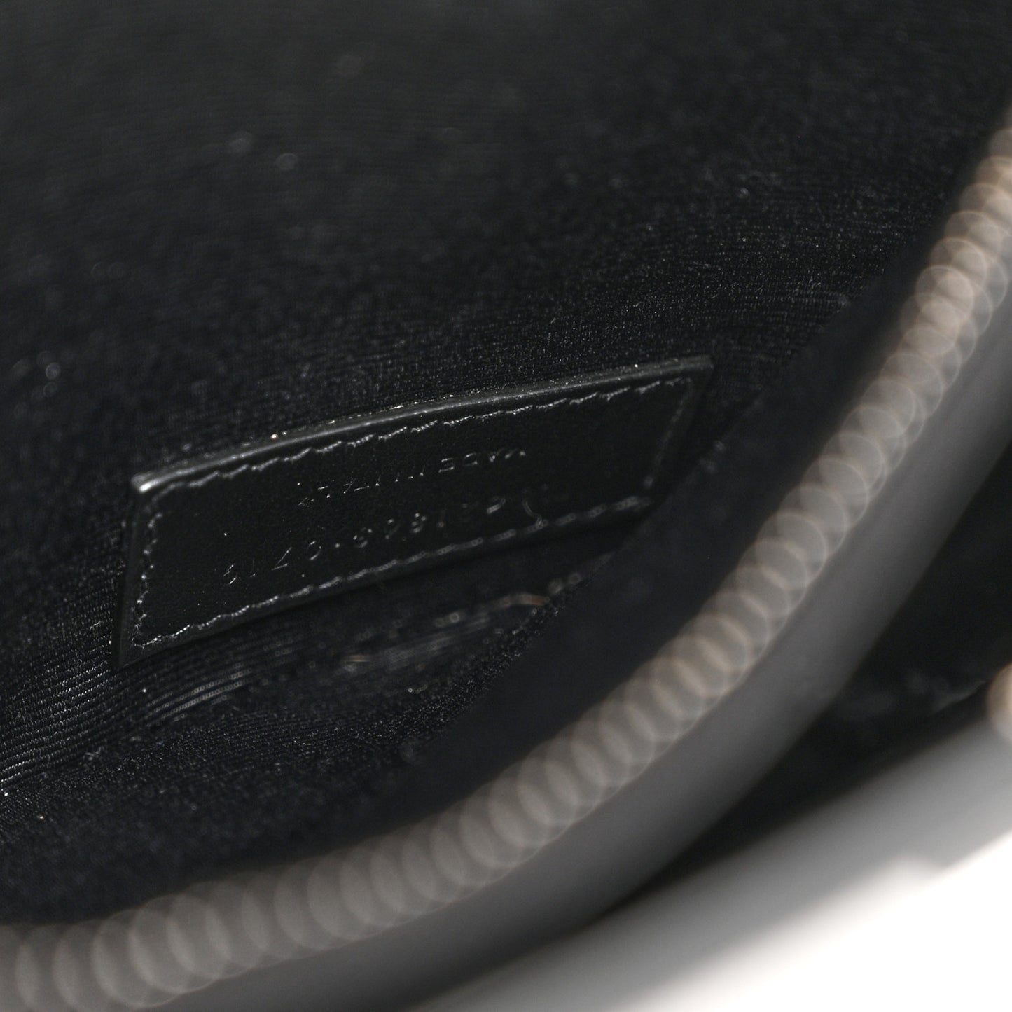 Calfskin Crocodile Embossed Baby Sac De Jour Black