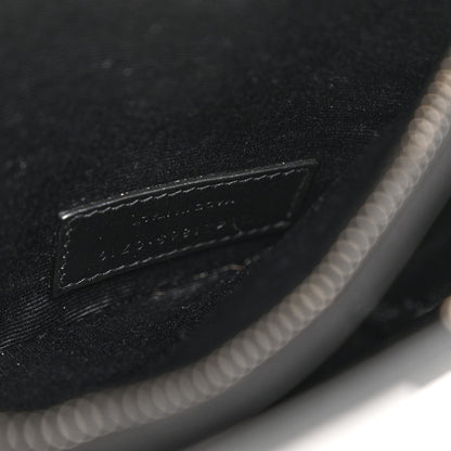 Saint Laurent Calfskin Crocodile Embossed Baby Sac De Jour Black 6 of 10