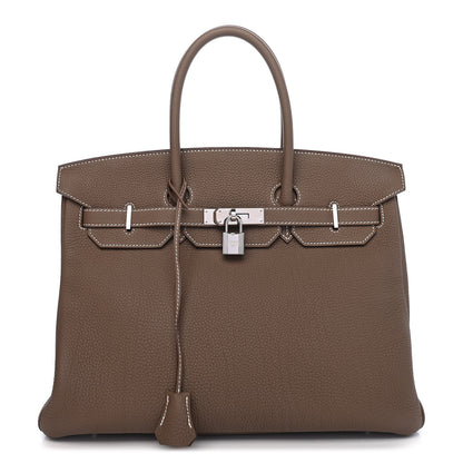 Hermes Togo Birkin 35 Etoupe 1 of 10