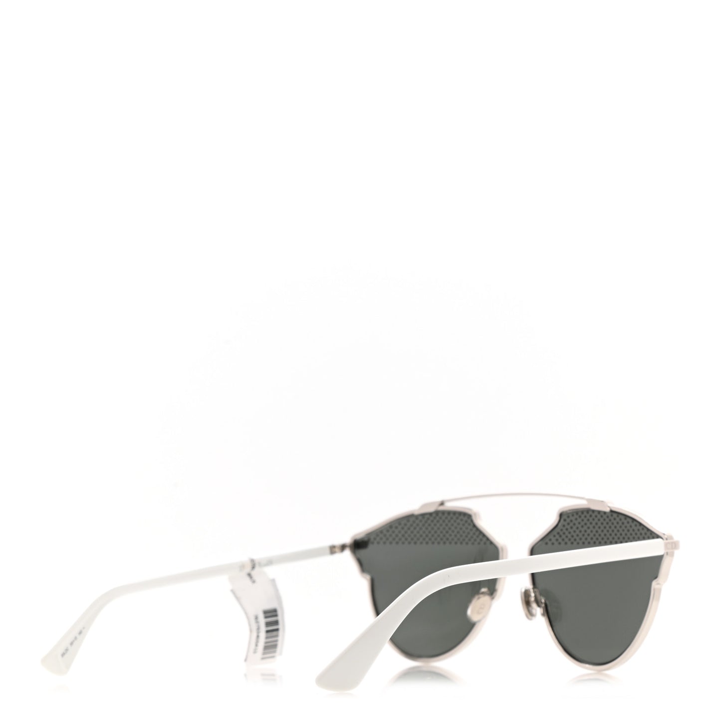 Studded So Real Sunglasses Silver White