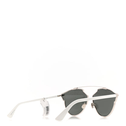 Christian Dior Studded So Real Sunglasses Silver White 4 of 9
