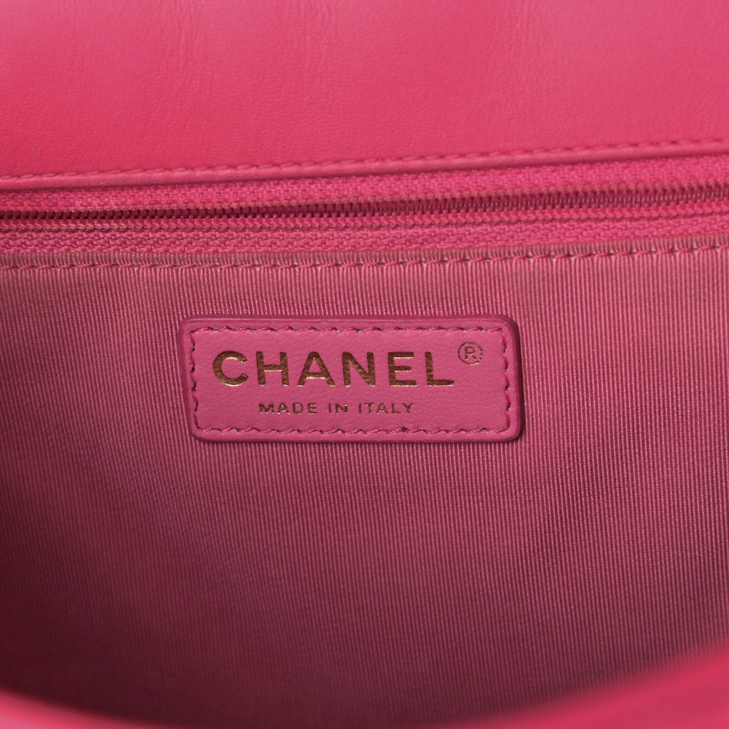 Chanel Lambskin Quilted Jumbo Mademoiselle Chic Flap Fuchsia 6 of 10