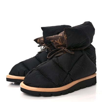 Louis Vuitton Nylon Monogram Pillow Comfort Ankle Boot 36 Black 3 of 7