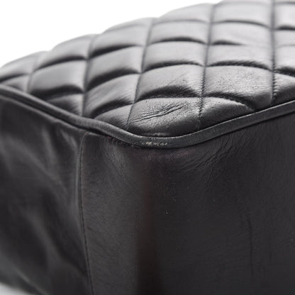 Chanel Lambskin Quilted Shopping Tote Black 12 of 18