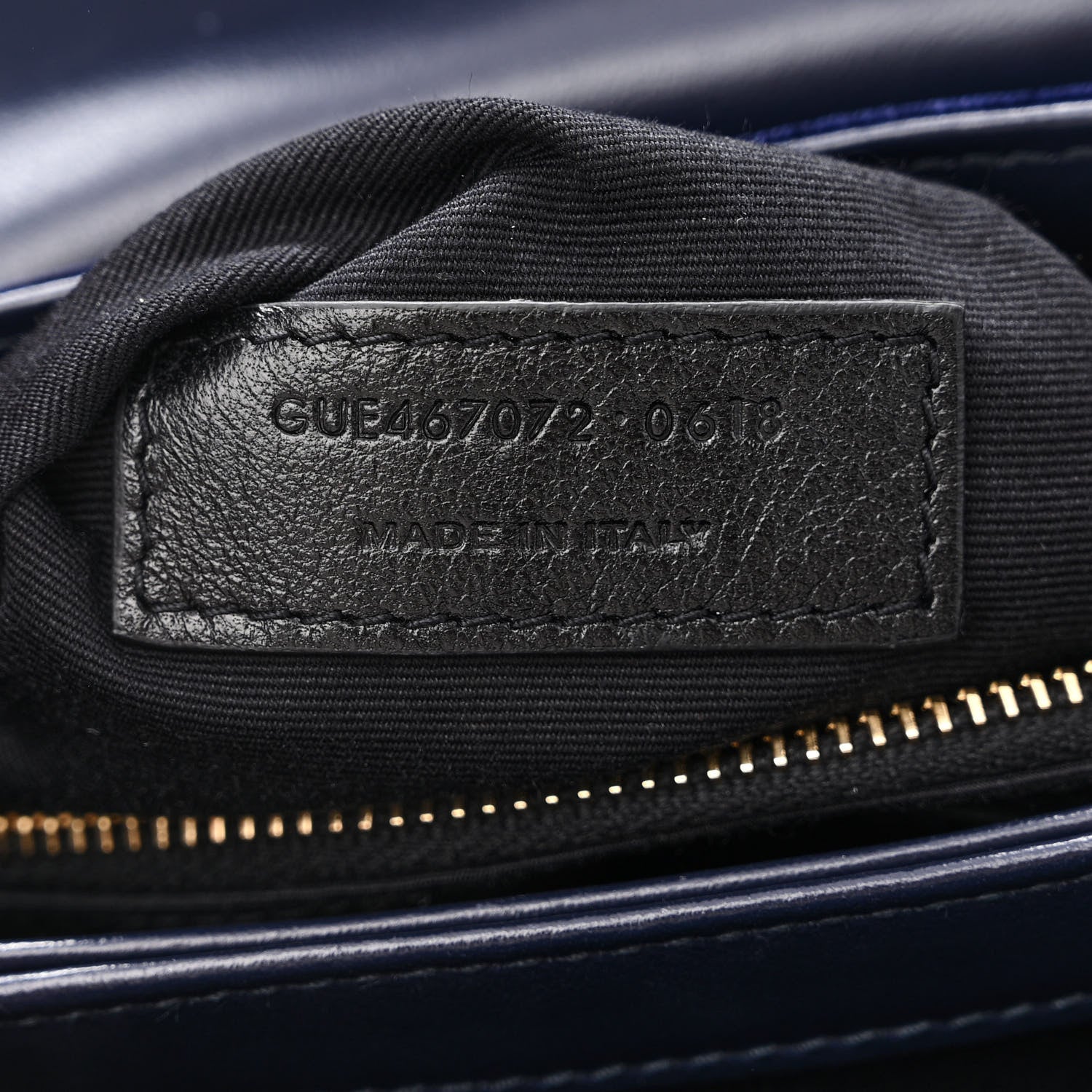Saint Laurent Velvet Y Quilted Monogram Toy Loulou Crossbody Bag Deep Marine 7 of 10