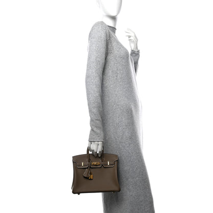 Hermes Swift Birkin 25 Etoupe 3 of 11
