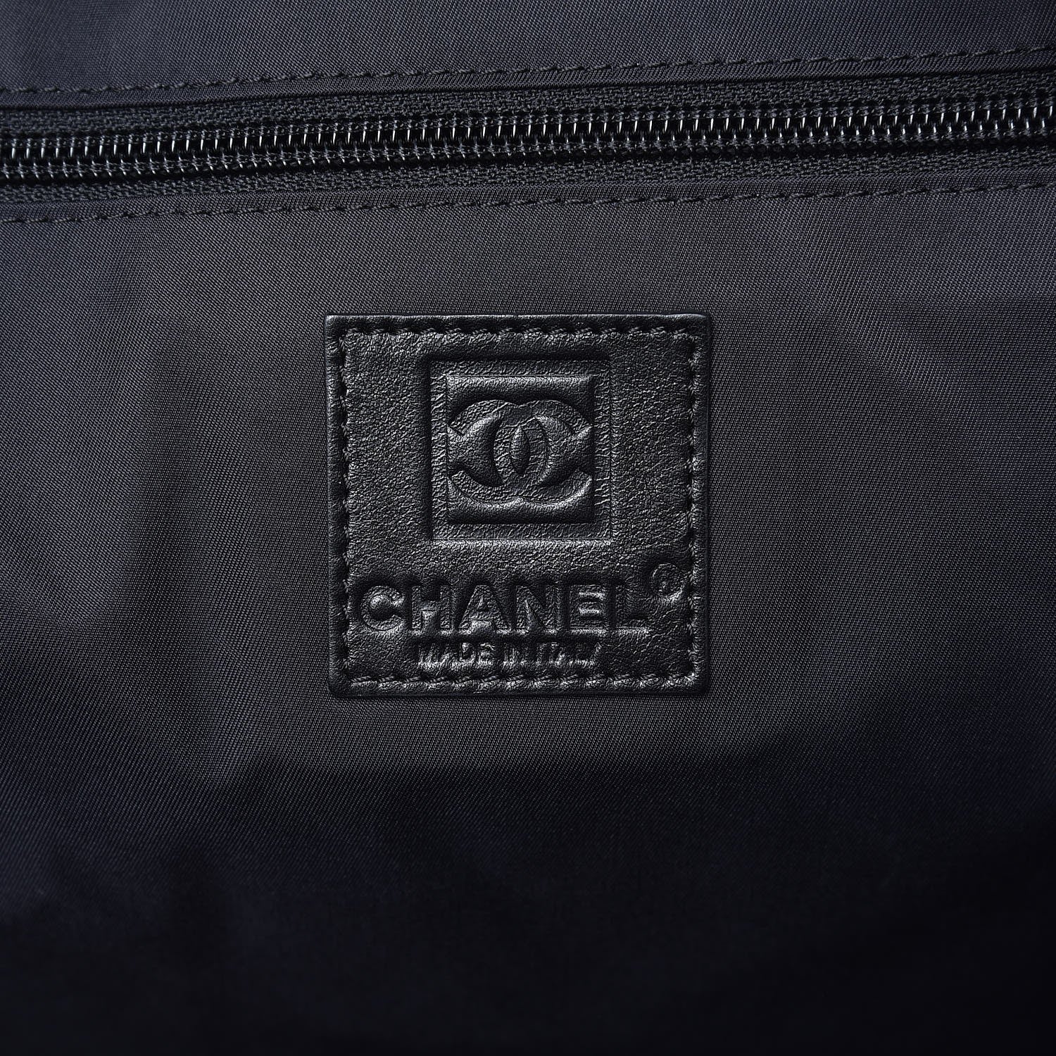 Chanel Nylon Sport Bowling Bag White Black 6 of 7