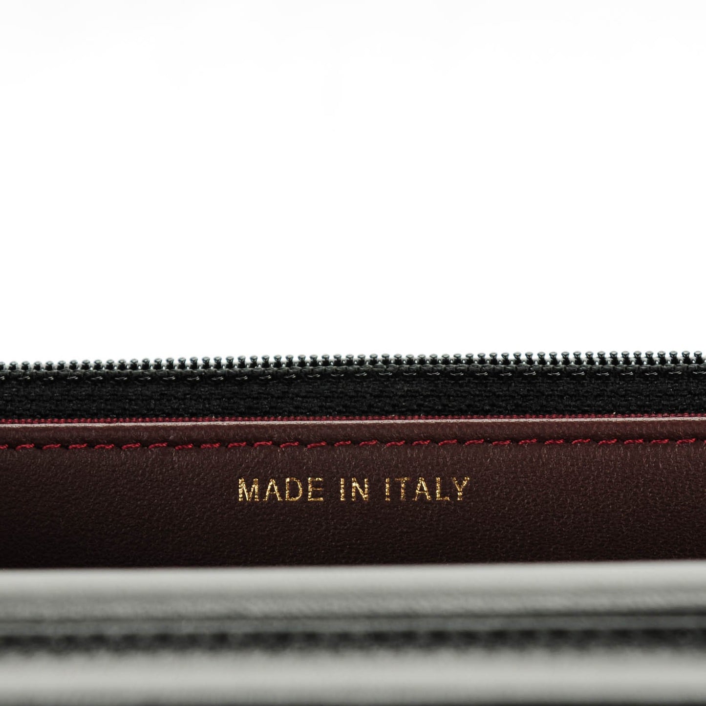 Lambskin Chevron Quilted Wallet On Chain WOC Black