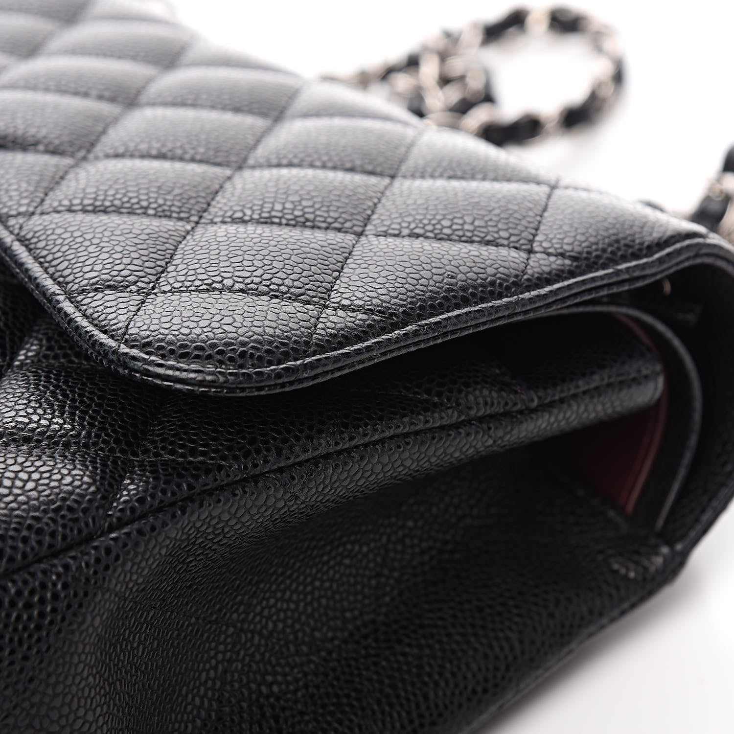 Chanel Caviar Quilted Jumbo Double Flap Black 12 of 12