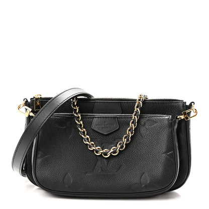 Louis Vuitton Empreinte Monogram Giant Multi Pochette Accessories Black 1 of 10
