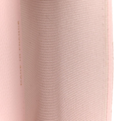 Chanel Caviar Quilted Flap Card Holder Wallet Light Pink 5 of 9