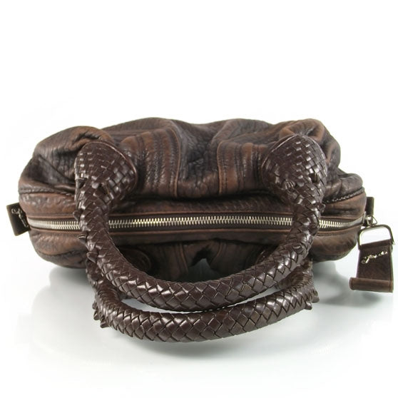 Nappa Nuvolata Spy Bowler Cognac