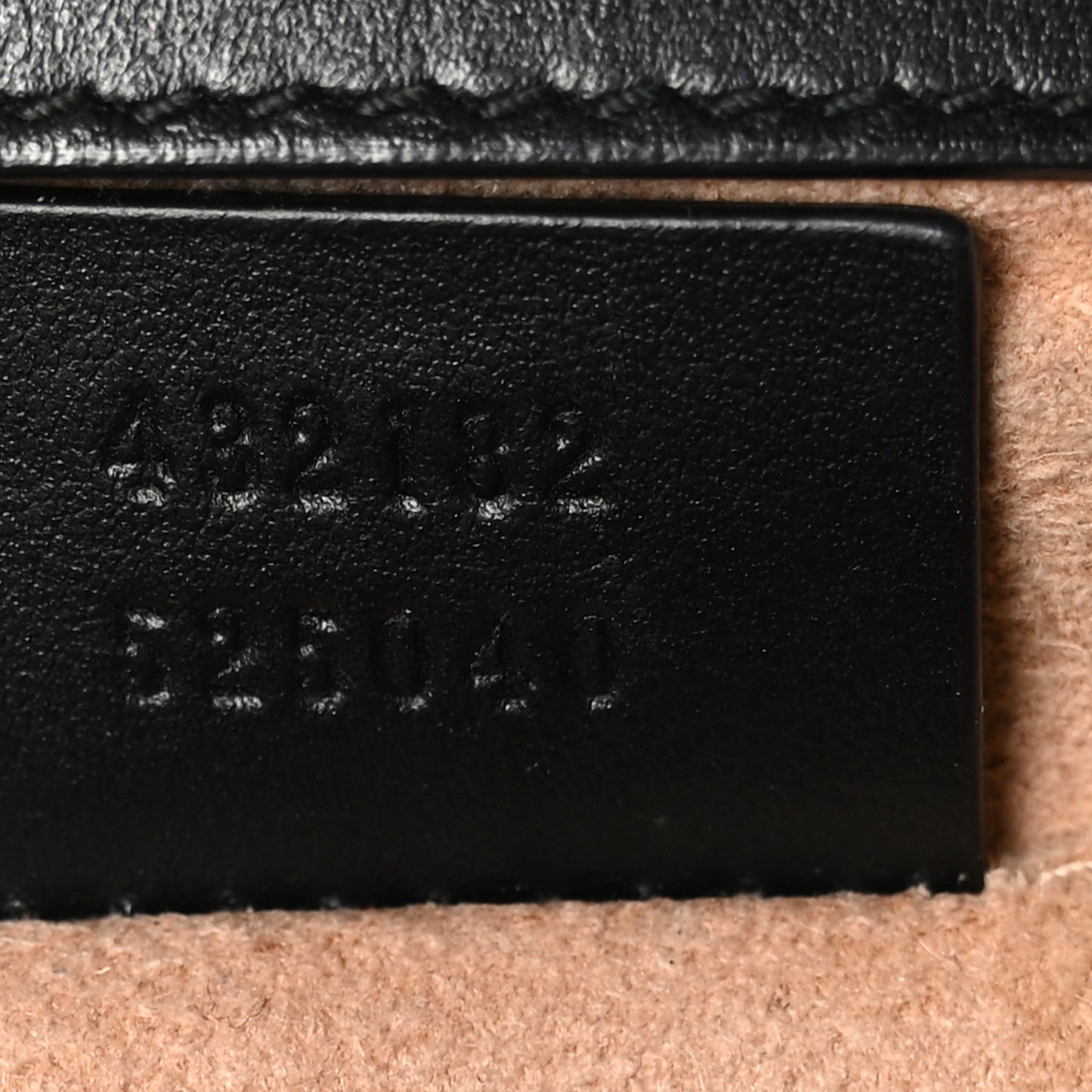 Calfskin GG Supreme Monogram Small Padlock Shoulder Bag Black Gold