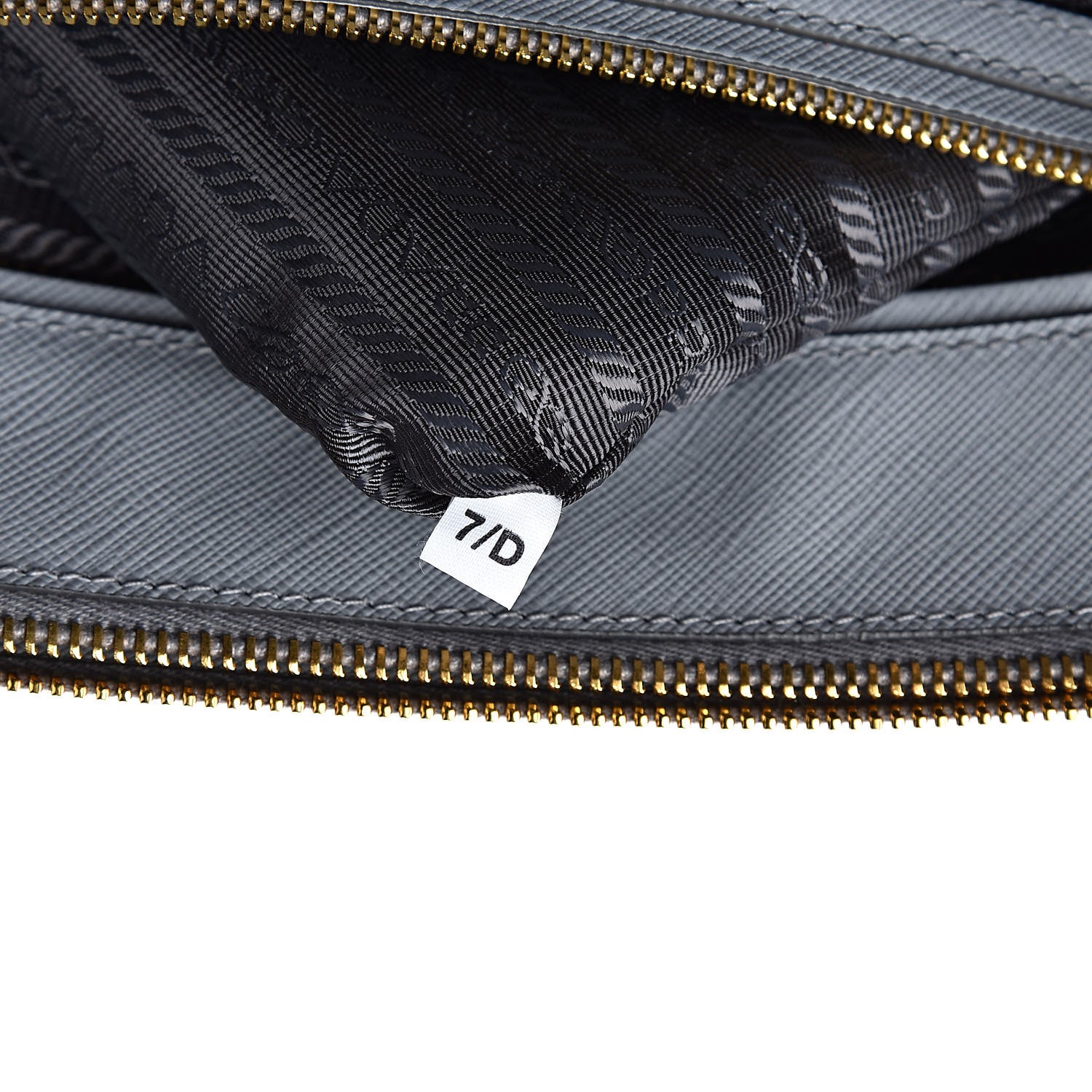 Prada Saffiano Large Galleria Double Zip Tote Granito 7 of 9
