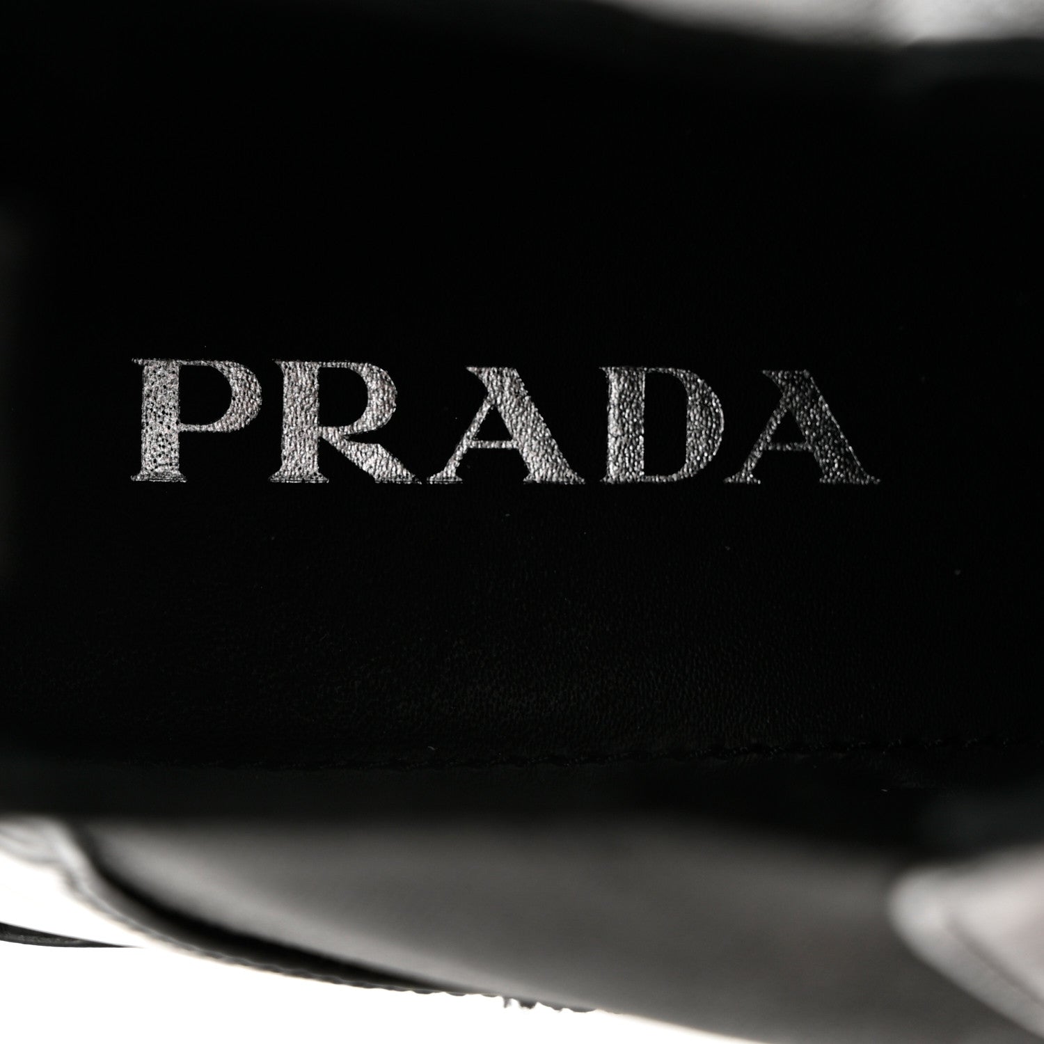 Prada Spazzolato Chelsea 50mm Ankle Boots 37.5 Black 7 of 9