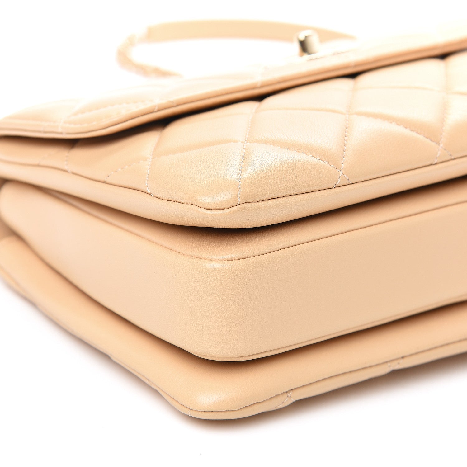 Chanel Lambskin Quilted Small Trendy CC Dual Handle Flap Bag Beige 8 of 10