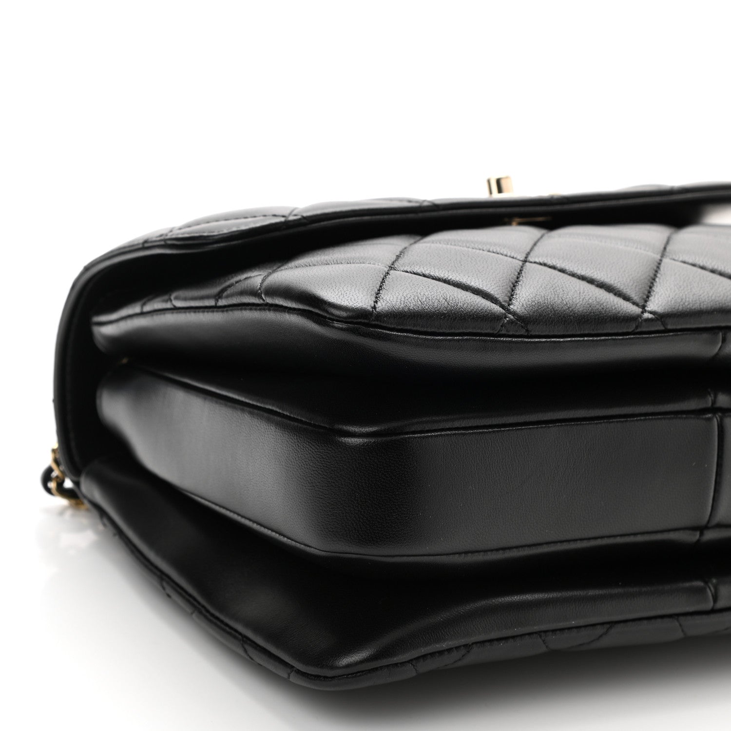 Chanel Lambskin Quilted Small Trendy CC Dual Handle Flap Bag Black 9 of 12