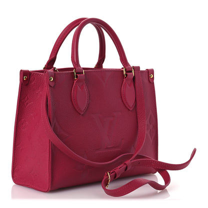 Louis Vuitton Empreinte Monogram Giant Onthego PM Freesia 3 of 10