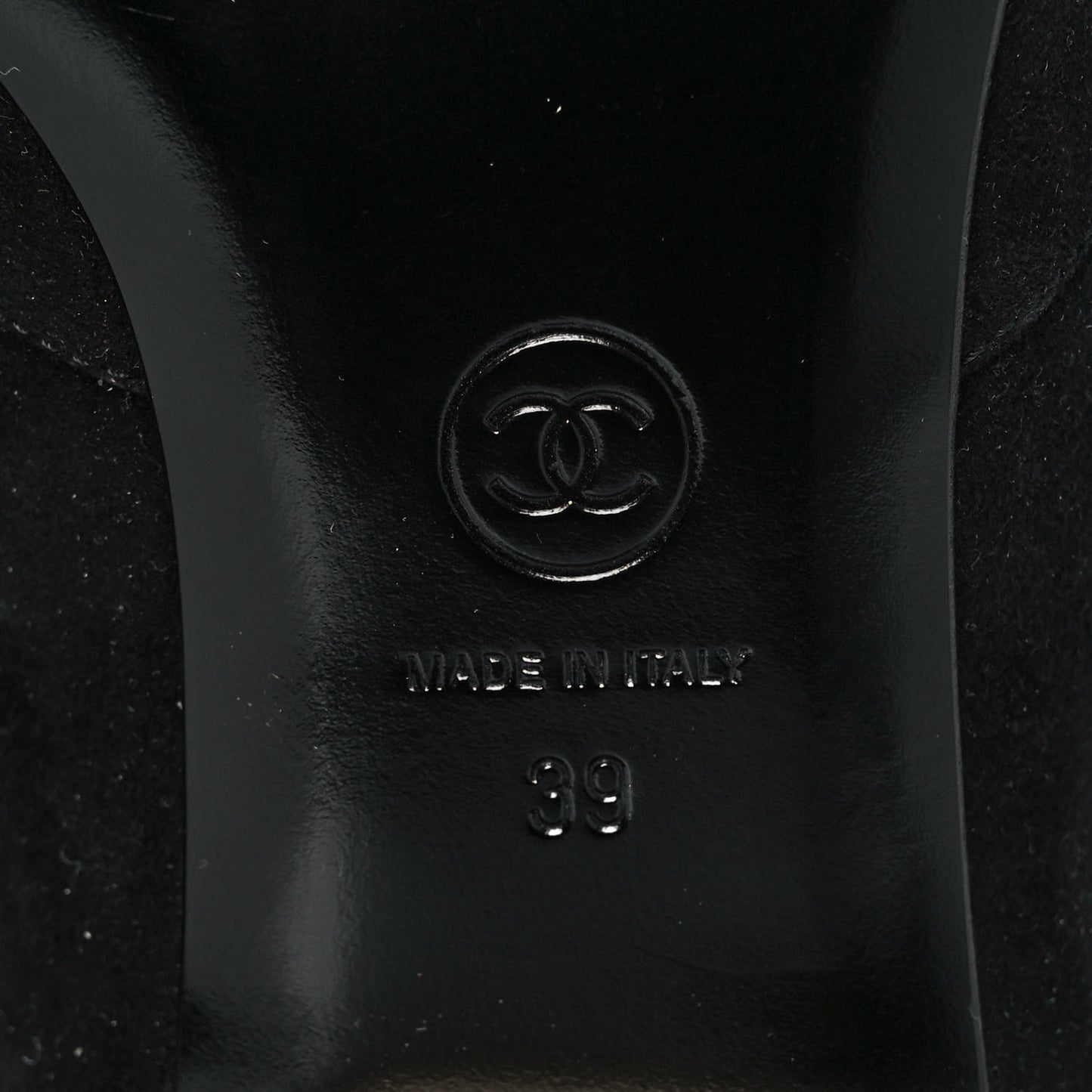 Suede Boots 39 Black