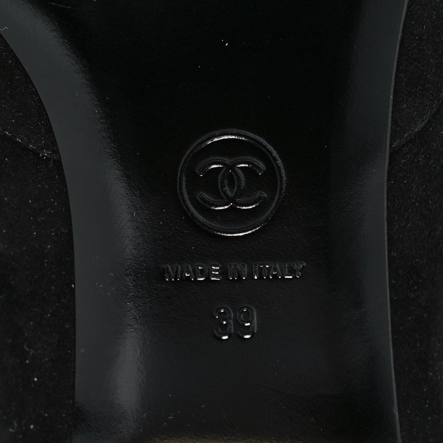 Chanel Suede Boots 39 Black 7 of 8