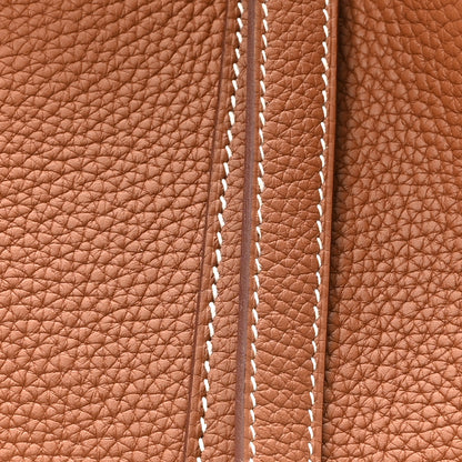 Hermes Taurillon Clemence Picotin Lock 18 PM Gold 7 of 9