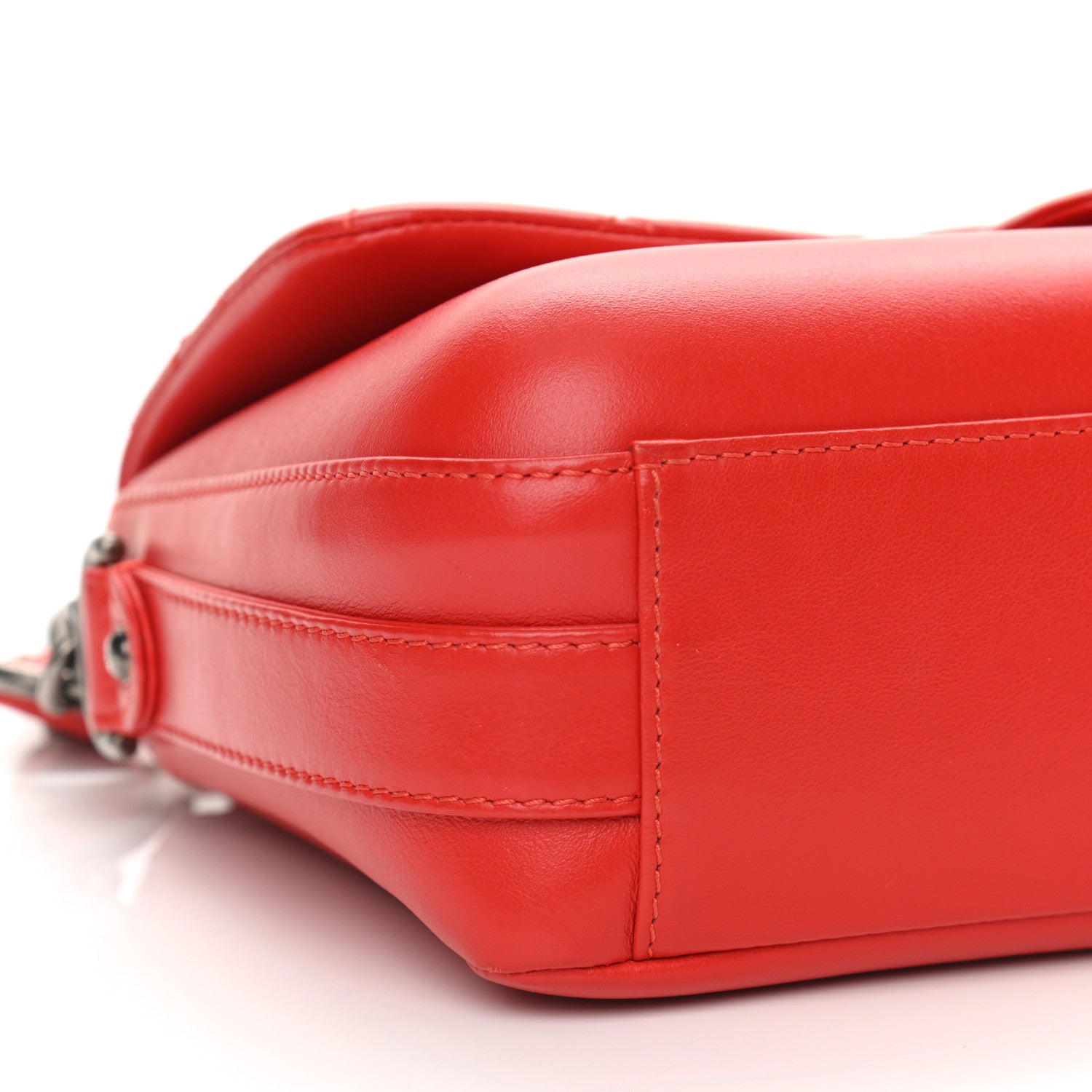 Chanel Calfskin Quilted Large Rock My Shoulder Flap Red 9 of 11