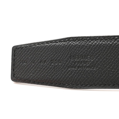 Hermes Epsom 38mm Constance H Belt 110 Black Bleu Zellige 5 of 8