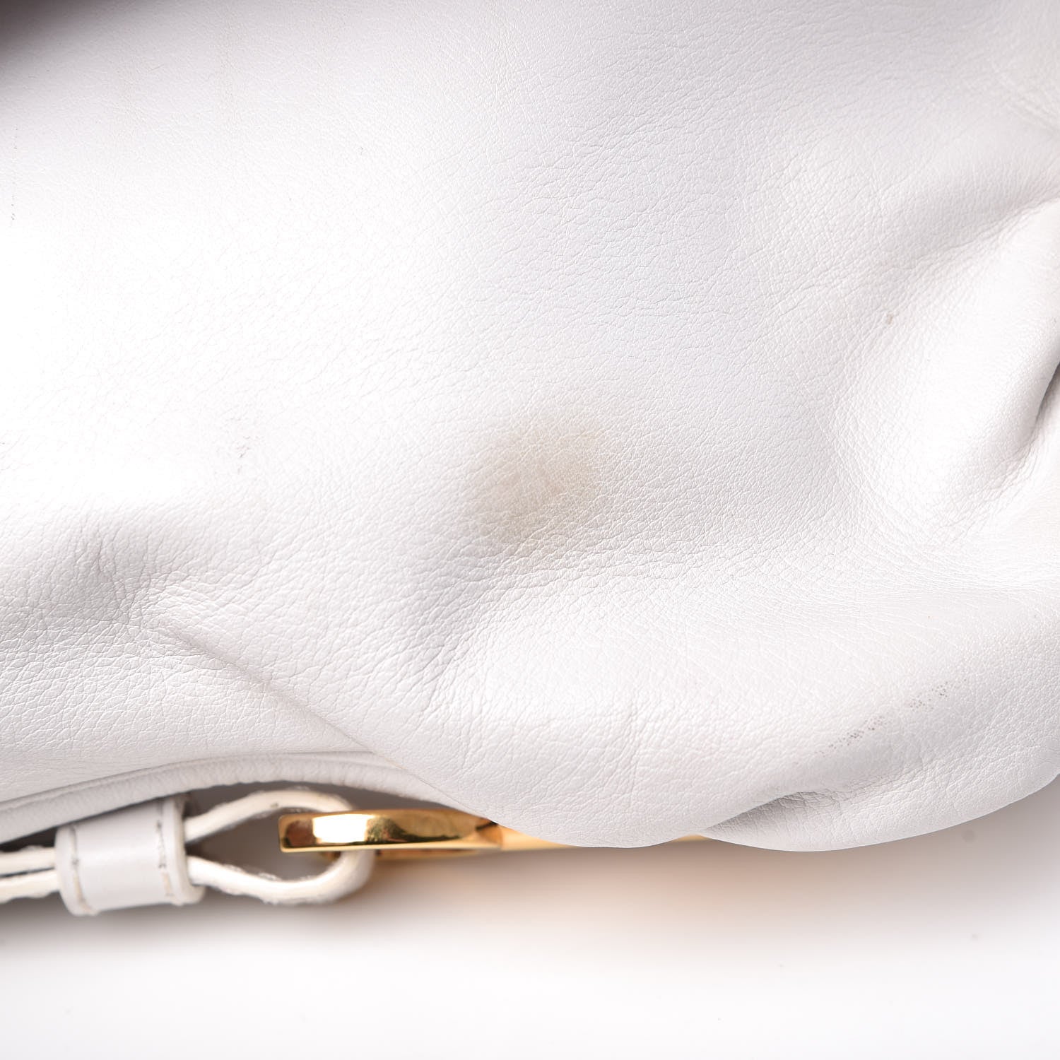 Jimmy Choo Calfskin Flap Shoulder Bag White 10 of 15