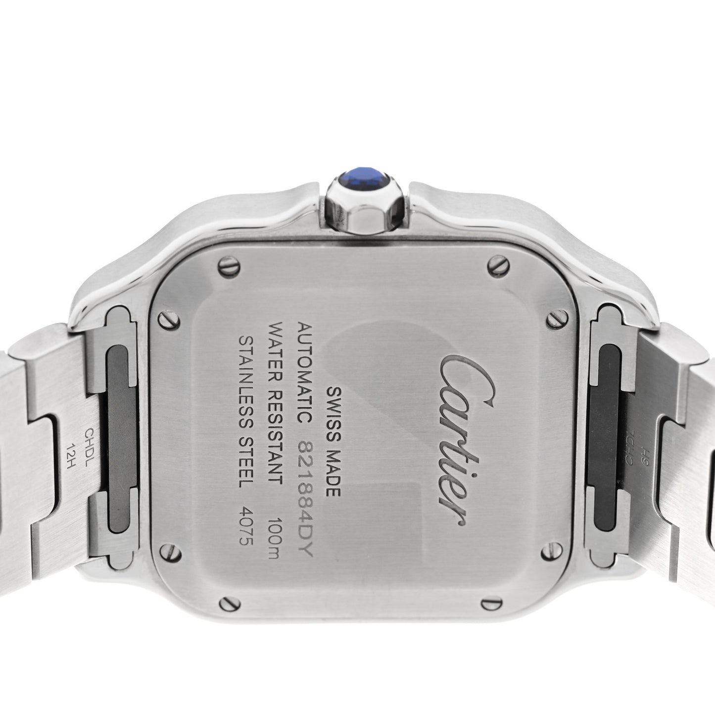 Stainless Steel 35mm Santos de Cartier Automatic Watch