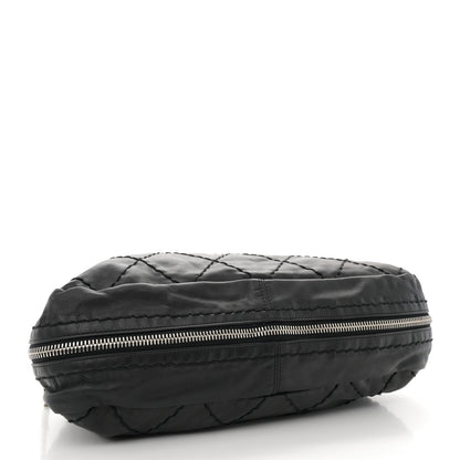 Chanel Calfskin Stitched Expandable Frame Bag Black 4 of 15