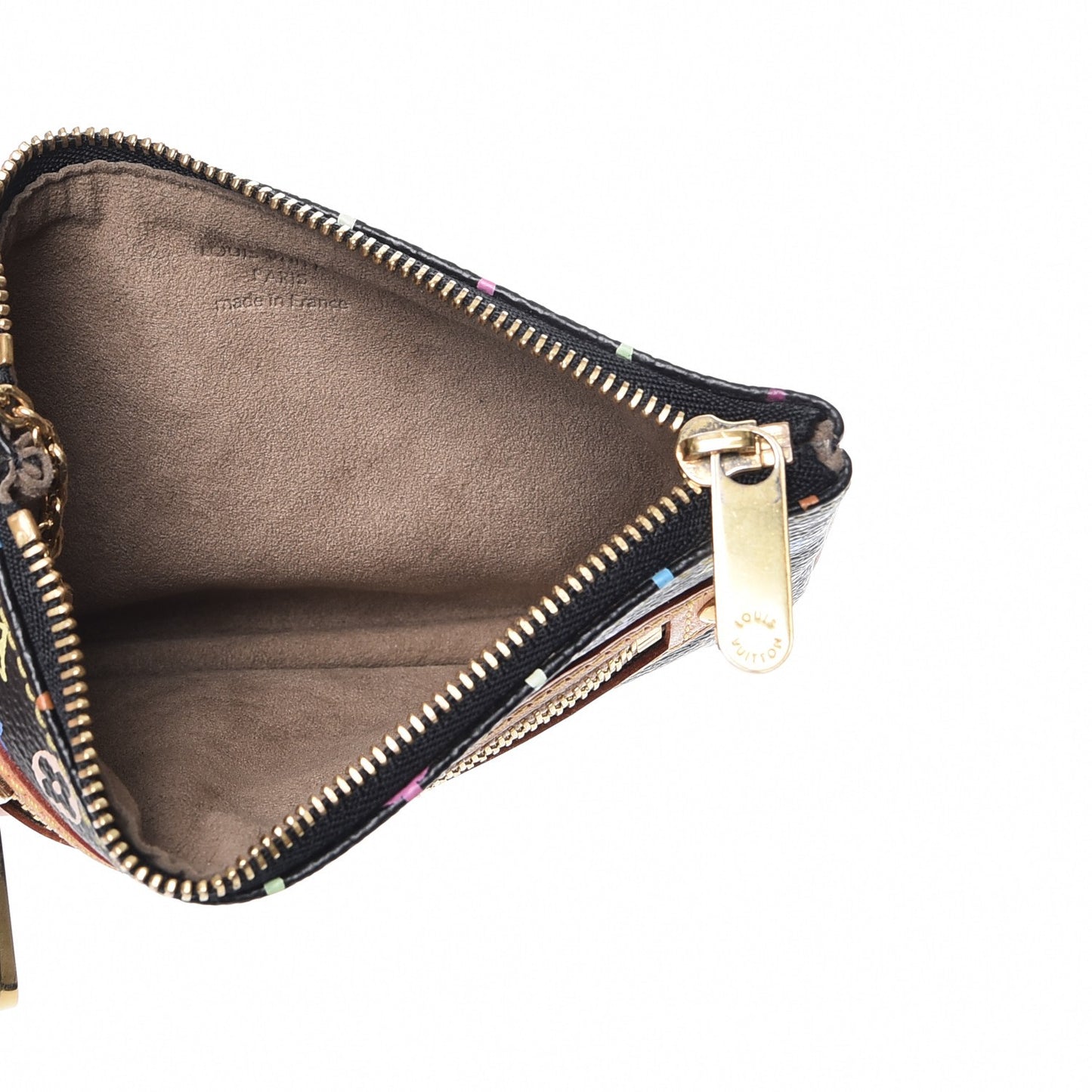 Monogram Multicolor Pochette Plate MM Black