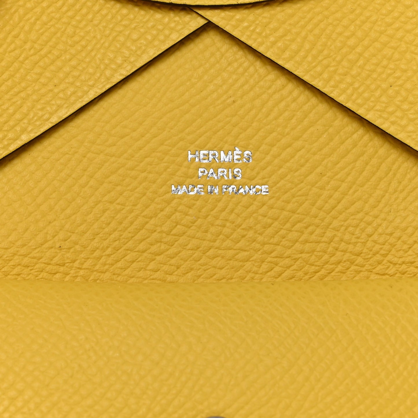Epsom Calvi Duo Card Case Jaune De Naples