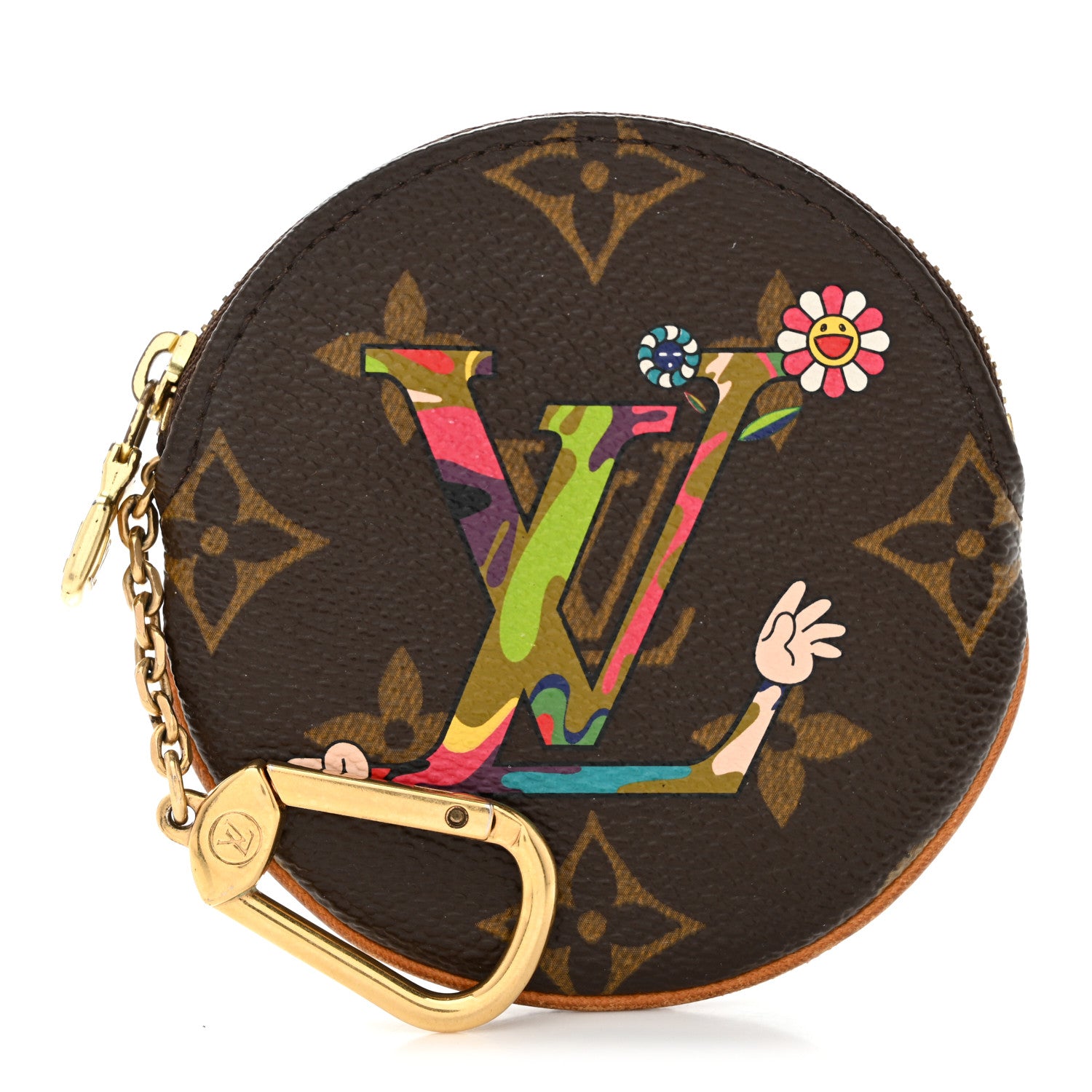 Louis Vuitton Monogram MOCA Round Coin Purse 1 of 6