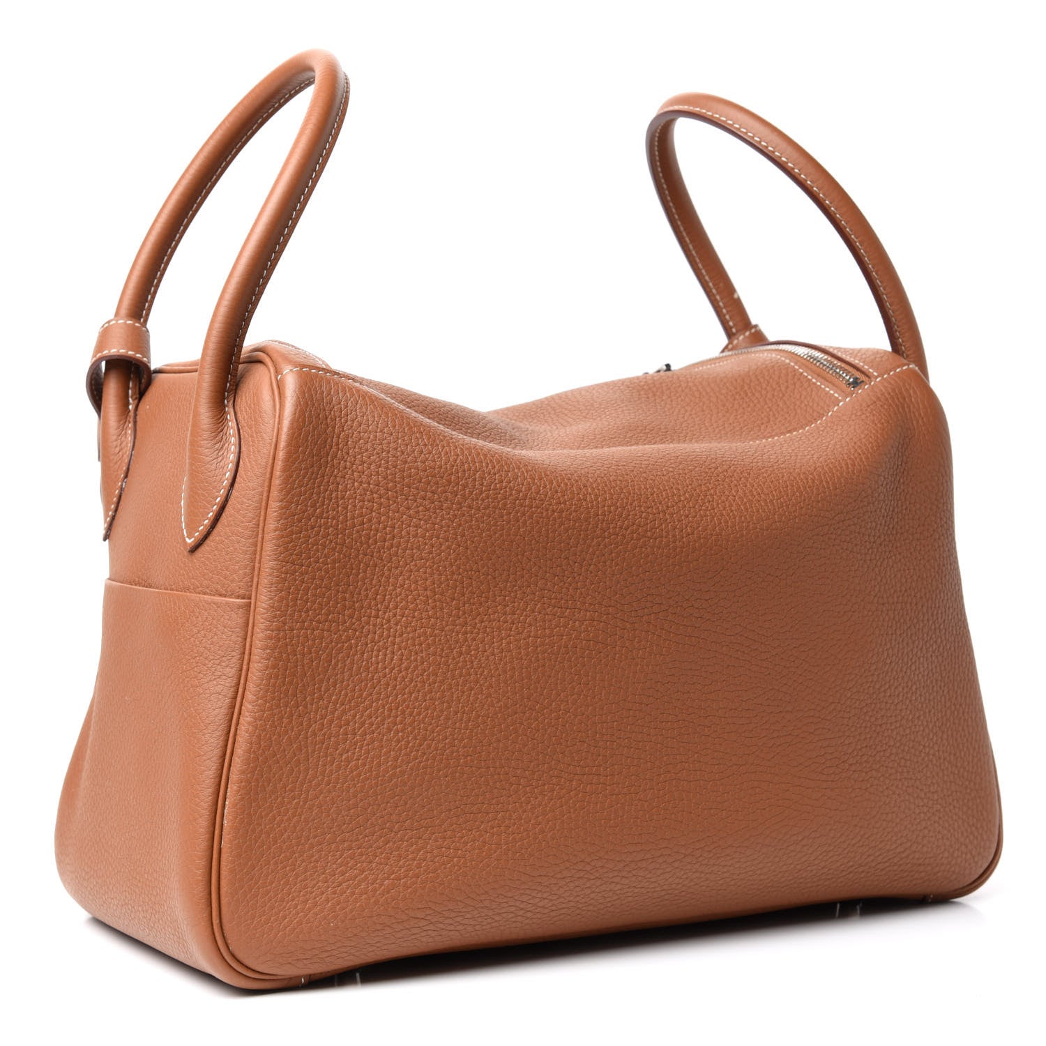 Hermes Taurillon Clemence Lindy 34 Gold 3 of 9