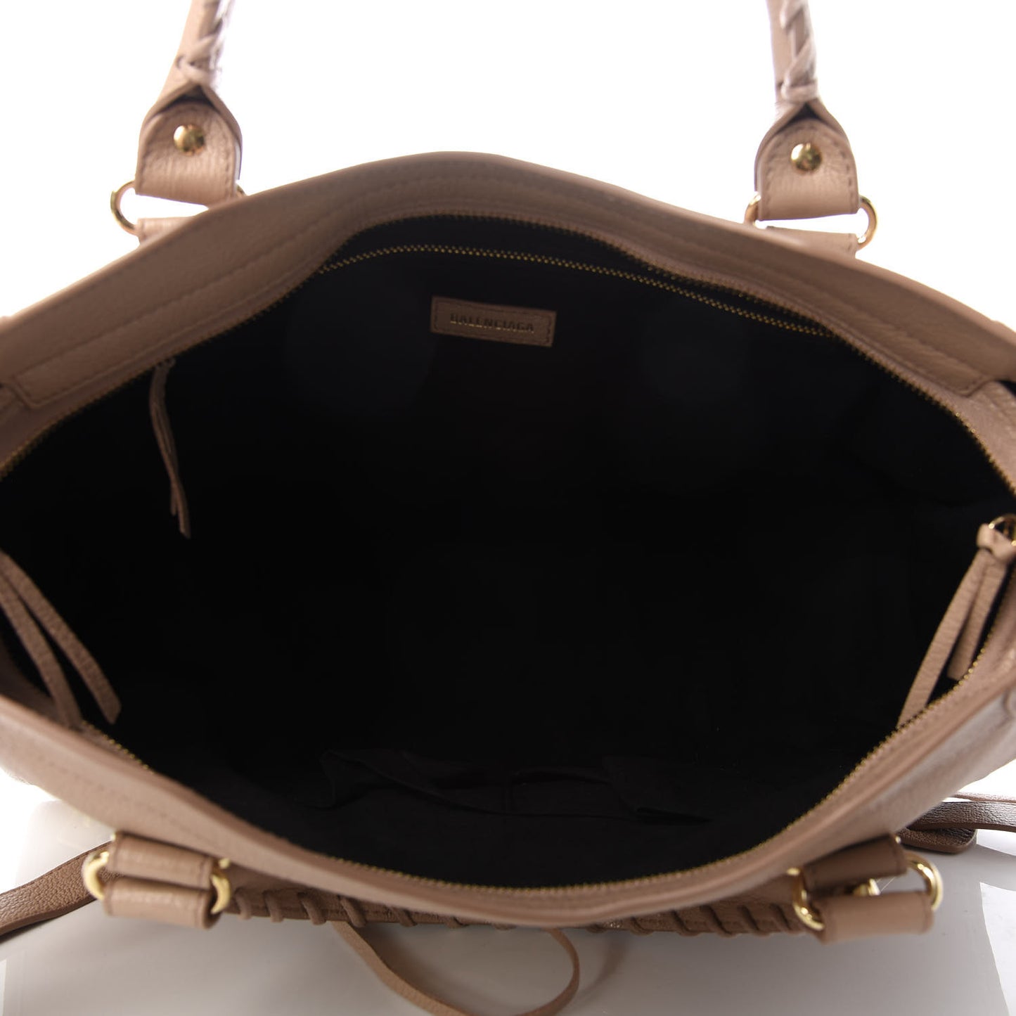 Chevre Gold Metallic Edge Hardware City Rose Des Sables