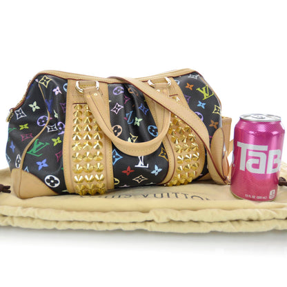 Louis Vuitton Monogram Multicolor Courtney MM Black 3 of 12