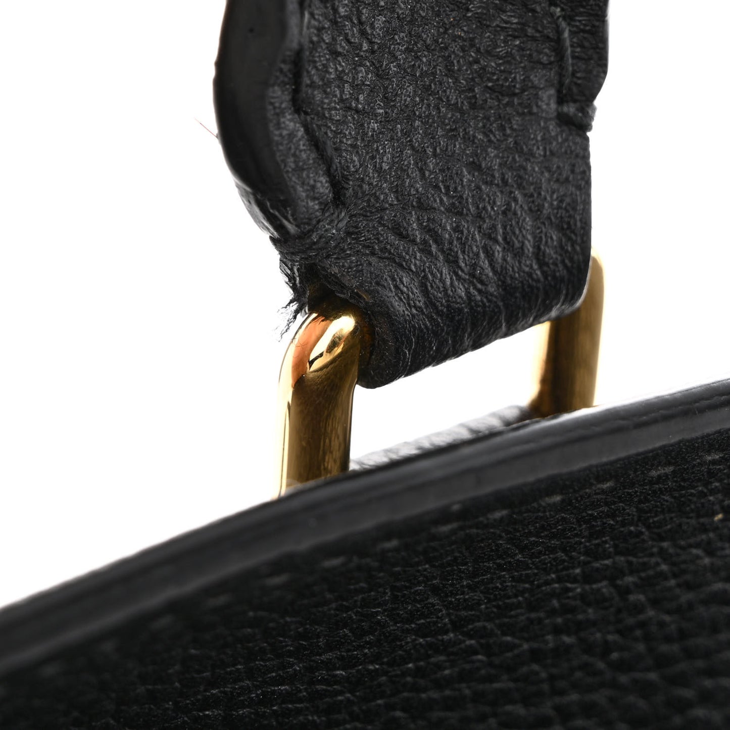 Pebbled Calfskin Small Skull Padlock Zip Around Tote Black
