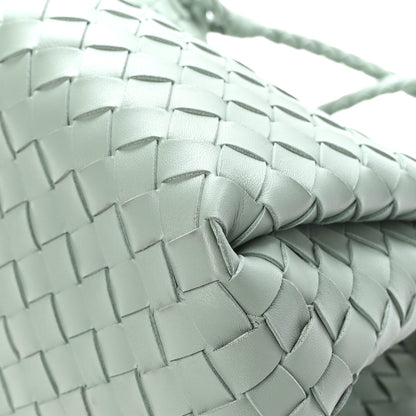 Bottega Veneta Nappa Intrecciato Large Andiamo Parachute Shoulder Bag New Sauge 10 of 12