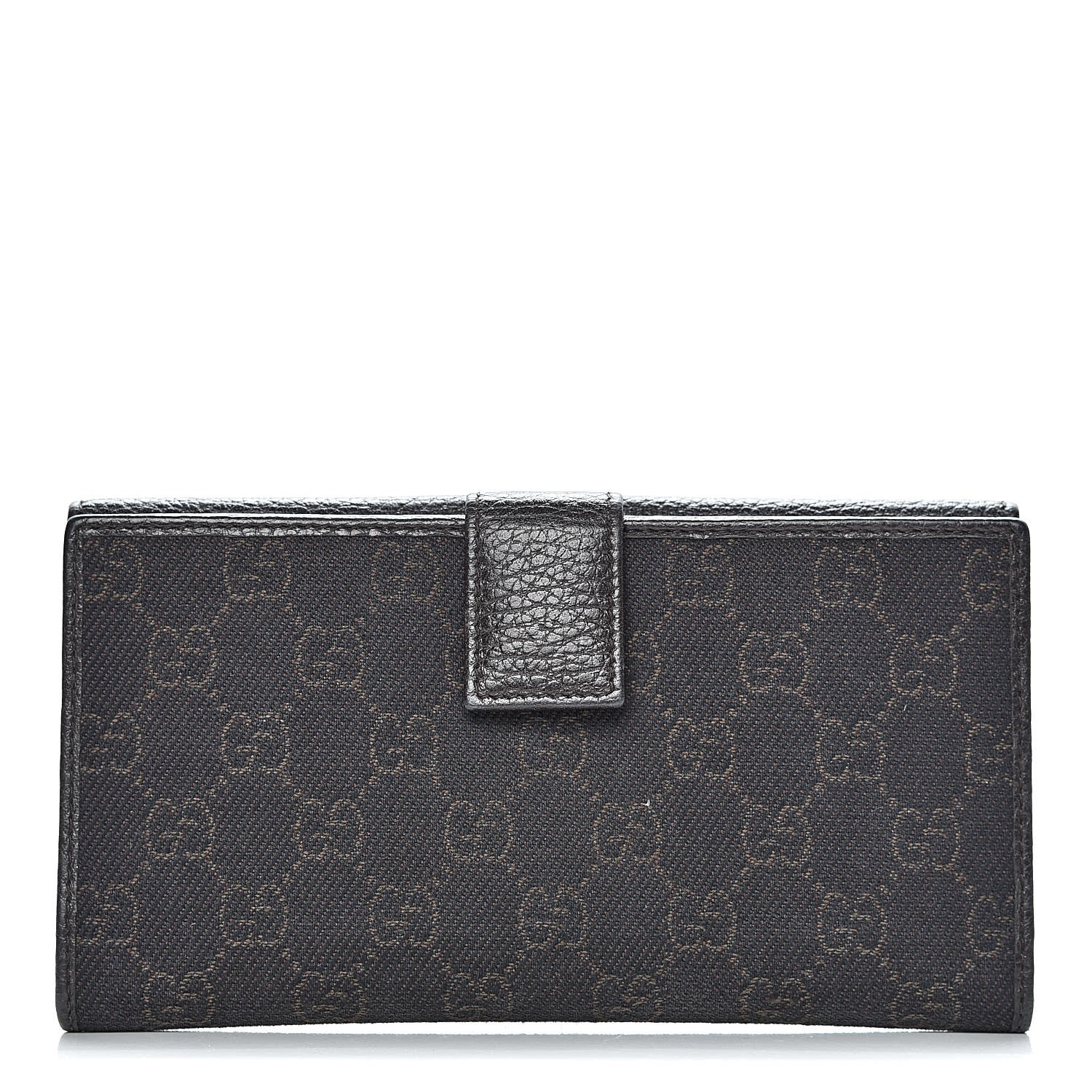 Gucci Monogram Calfskin Continental Wallet Brown 1 of 13
