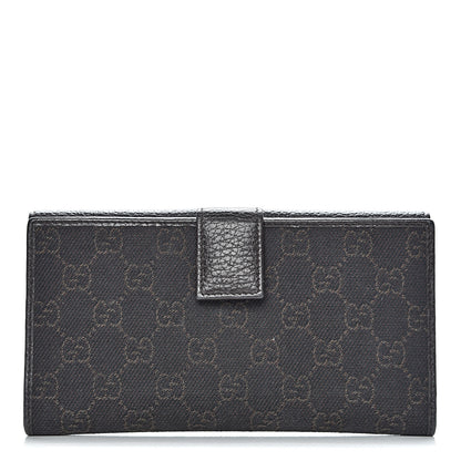 Gucci Monogram Calfskin Continental Wallet Brown 1 of 13