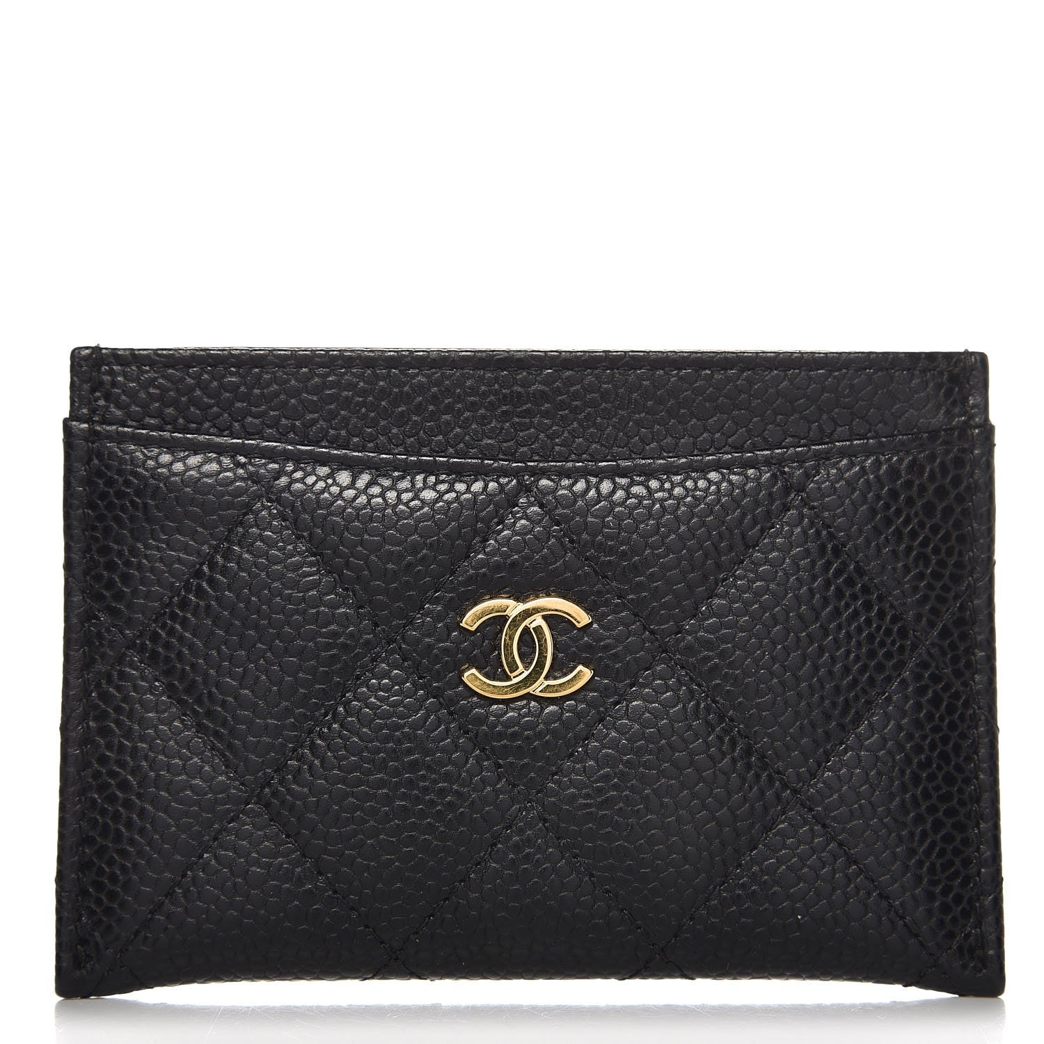 Chanel Caviar Quilted Card Holder Black 1 of 8
